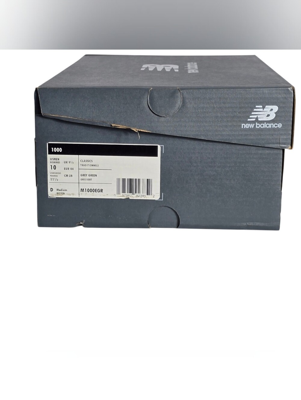 New Balance 1000 Grey Day 2025 M1000EGR Silver Black Men’s 10 New Box - Picture 11 of 15
